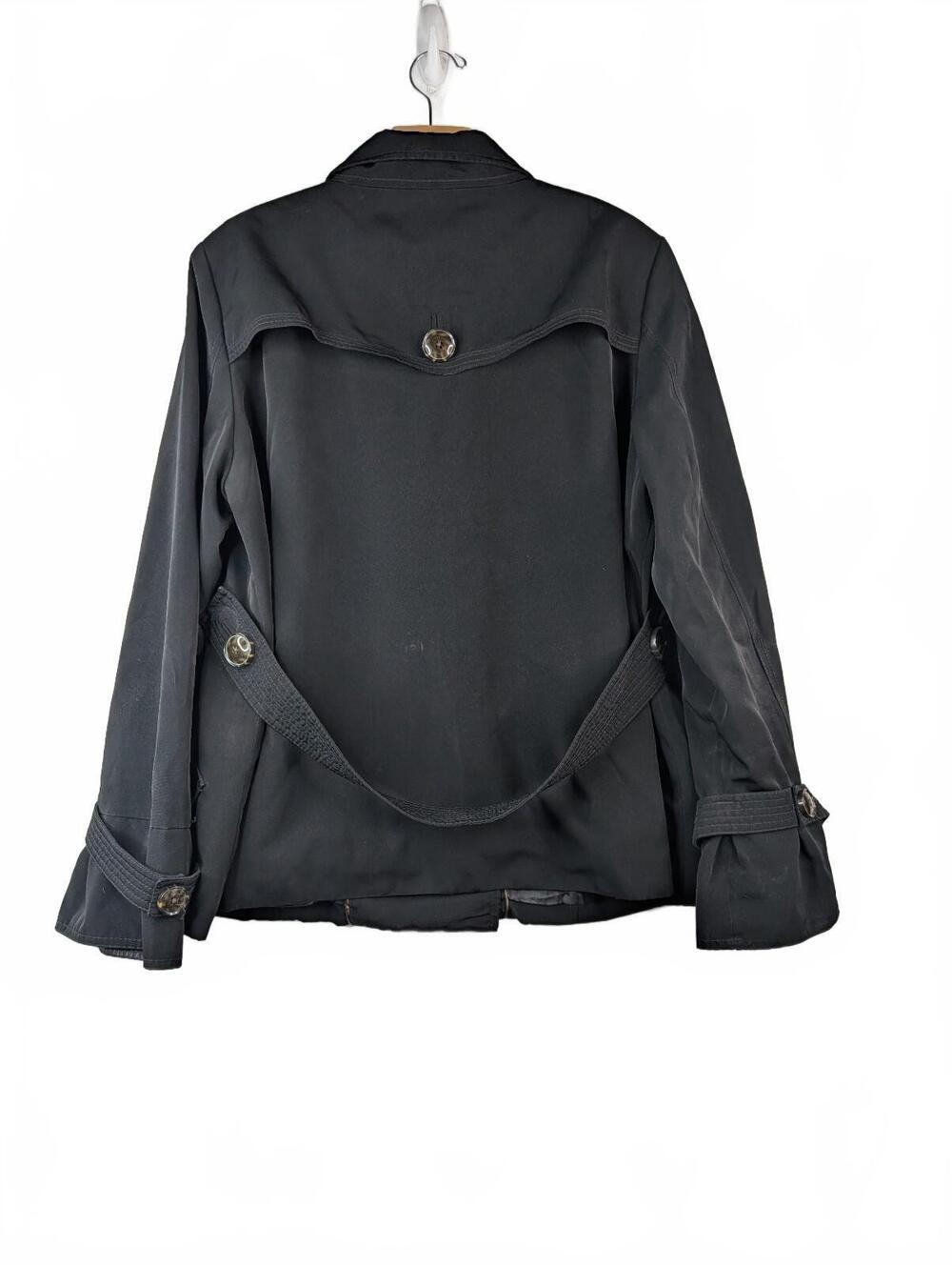 Croft & Barrow Women's Double-Breasted Black Jacket XL - Picture 2 of 5